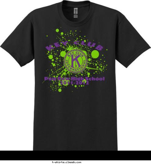 Key Club Paw Paw High School
2011-2012 Caring is our way of life T-shirt Design 