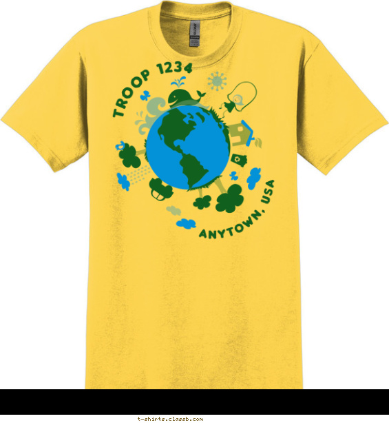 Earth Tee T-shirt Design
