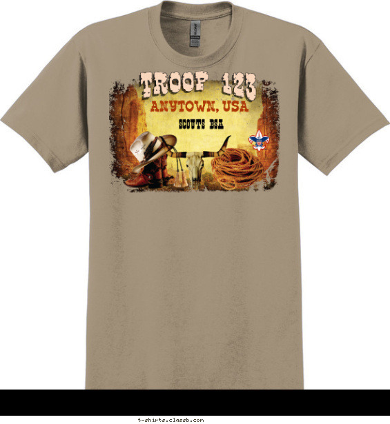 Boy Scout™ Troop Design » SP3381 Wild West Scene