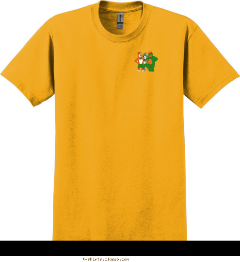 Your text here! T-shirt Design Cub Scout Characters front