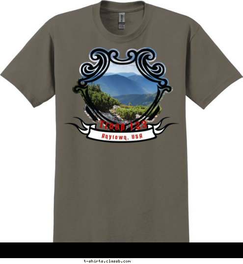 Boy Scouts Of America Troop 123 Anytown, USA T-shirt Design SP3388