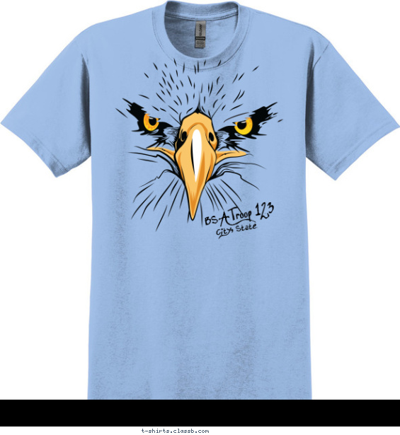 Eagle Pace Troop T-shirt Design