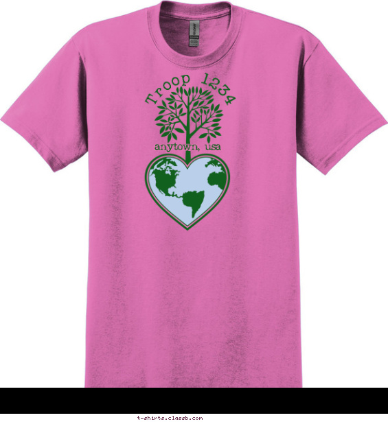 Heart of the Earth T-shirt Design