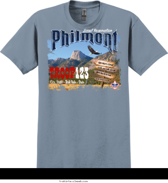 Philmont Scene T-shirt Design