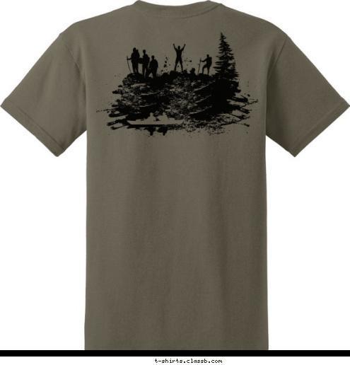 Troop 123 ANYTOWN, USA Boy Scouts T-shirt Design 