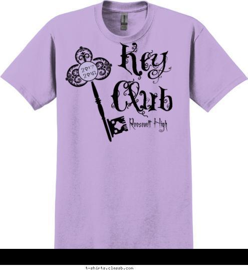 2017
2018 Roosevelt High Club Key T-shirt Design SP3467