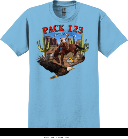 ANYTOWN, USA PACK 123 T-shirt Design SP3370