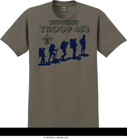 TROOP 452 BOY SCOUT T-shirt Design 