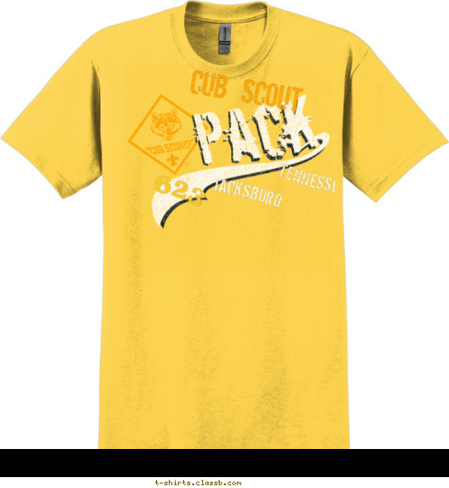 CUB SCOUT TENNESSEE  JACKSBORO,  623 T-shirt Design 