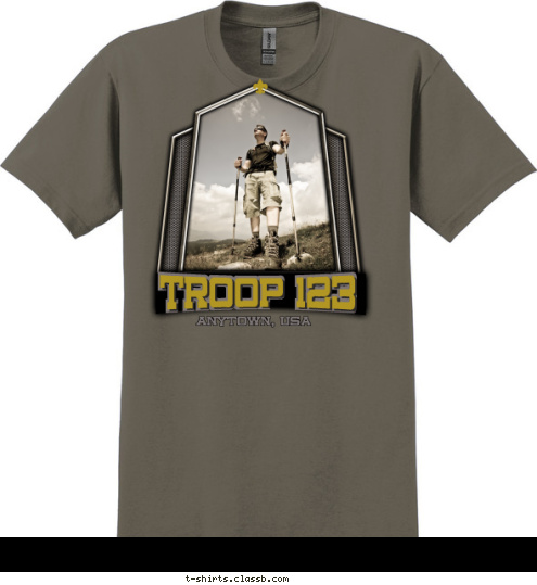 ANYTOWN, USA TROOP 123 T-shirt Design SP3343