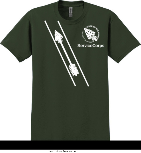 Expo
ServiceCorps 558 Lodge ServiceCorps T-shirt Design 