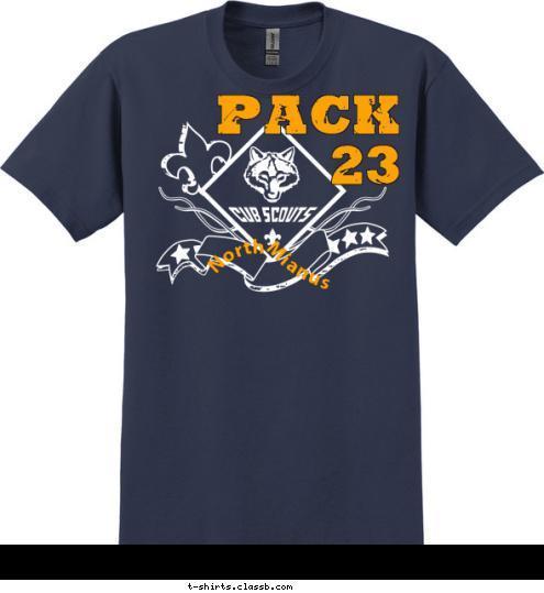 Mianus North Pack
23 T-shirt Design 