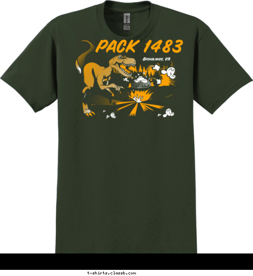 PACK 1483 Broadlands, VA T-shirt Design 