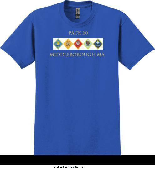 chris savard Middleborough Ma Cranberry County
Scouting Pack 20 T-shirt Design 