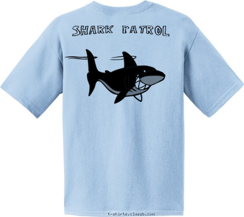 Shark Patrol Chomper T-shirt Design 