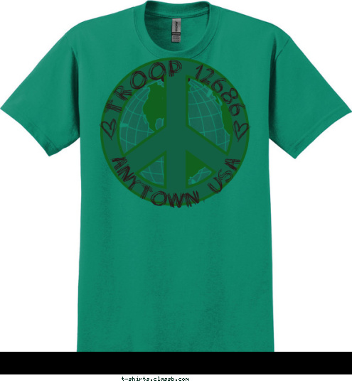 ANYTOWN, USA TROOP 12686 T-shirt Design 