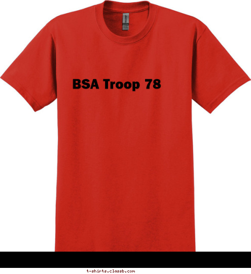 BSA Troop 78 T-shirt Design 