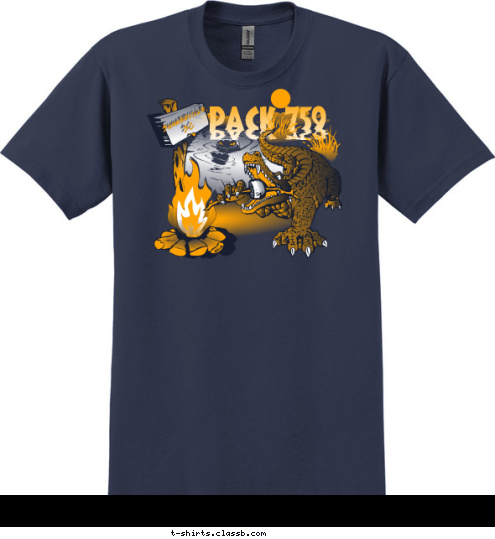 New Text CUB SCOUT Summerville,
 SC PACK 759 T-shirt Design 