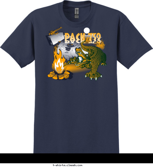 Summerville,
 SC PACK 759 T-shirt Design 