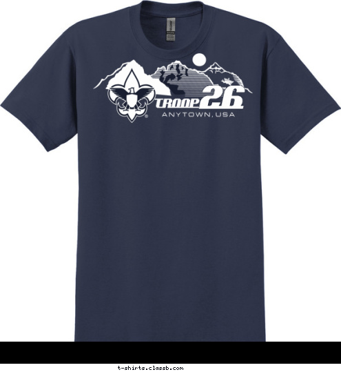 TROOP 26
 A N Y T O W N ,  U S A T-shirt Design 