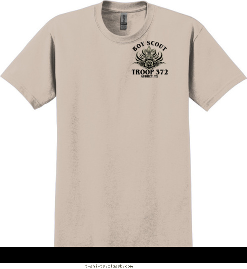 AUBREY, TX  TROOP 372 BOY SCOUT T-shirt Design 