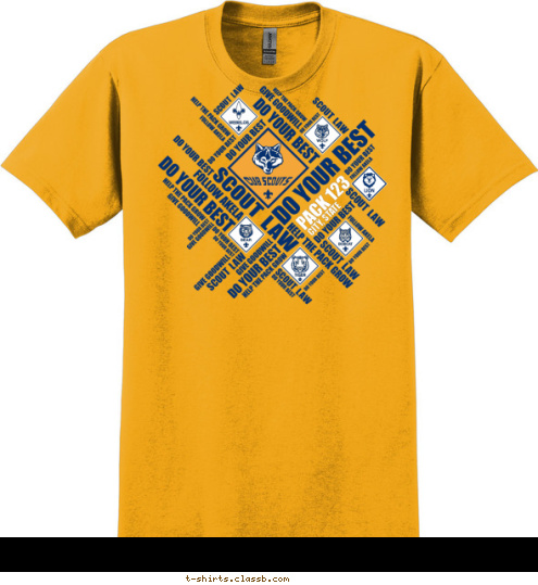 CITY, STATE PACK 123 T-shirt Design SP3526
