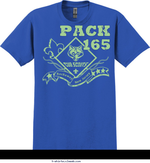 New Jersey Rockaway Pack
165 T-shirt Design 