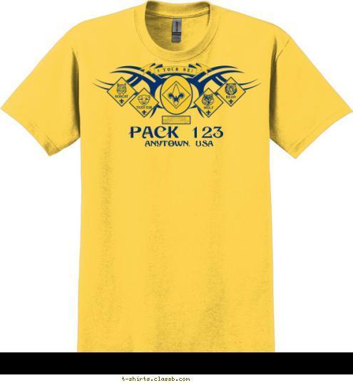 DO YOUR BEST ANYTOWN, USA PACK 123 T-shirt Design 