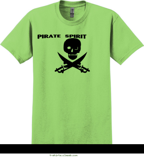 PIRATE  SPIRIT T-shirt Design 