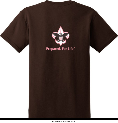 TROOP 123 Boy Scouts of America Running Springs, CA T-shirt Design 