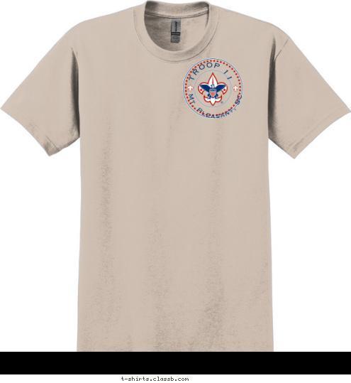 TROOP 11 Mt. Pleasant, SC T-shirt Design 