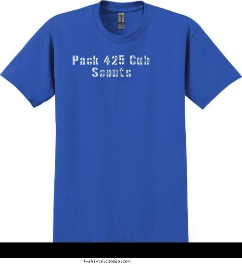 Pack 425 Cub Scouts T-shirt Design 