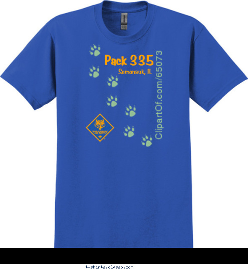 New Text Your text here! Pack 324
Do Your Best! Leaving nothing but paw prints! Somonauk, IL Pack 335 T-shirt Design 