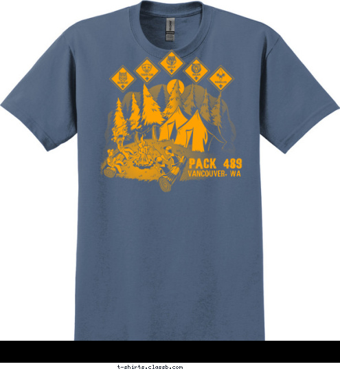 PACK 489 Vancouver, WA T-shirt Design 