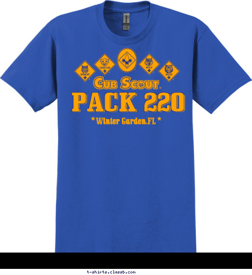 PACK 220 Winter Garden,FL T-shirt Design 