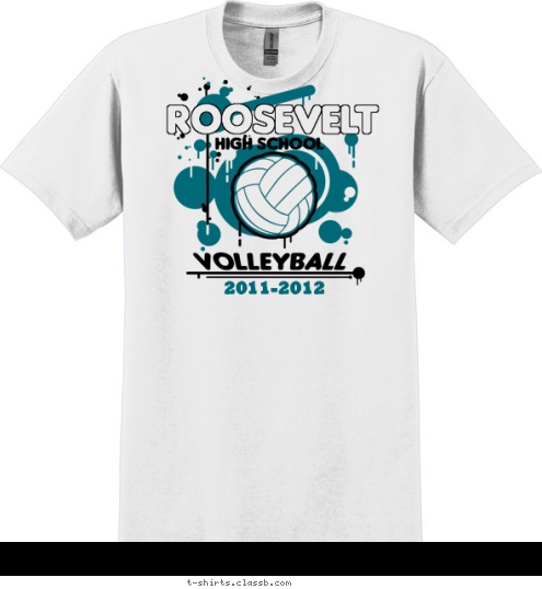 2011-2012 HIGH SCHOOL ROOSEVELT T-shirt Design sp2408