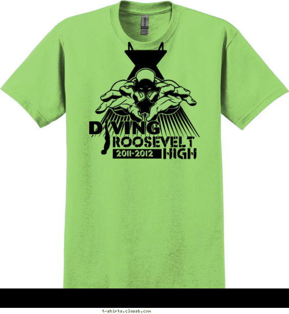 Diving Strength Shirt T-shirt Design