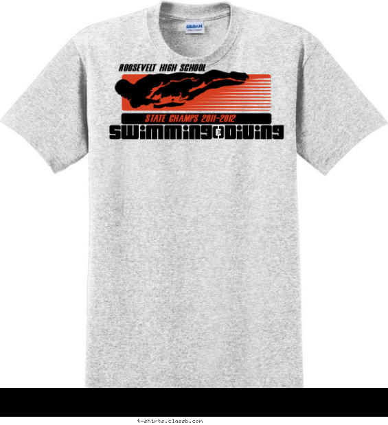 Swimming and Diving State Camps Shirt T-shirt Design