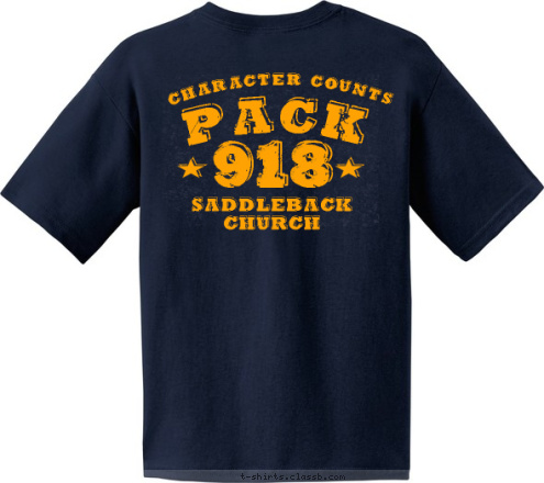 Purpose Driven Cubs Philippians 4:13 Saddleback Church CHARACTER COUNTS PACK 918 918
 T-shirt Design 