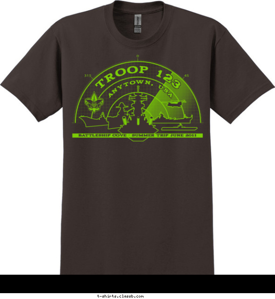 Radar Troop T-shirt Design