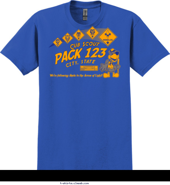 Cub Scout™ Pack Design » SP3632 We're Following Akela...