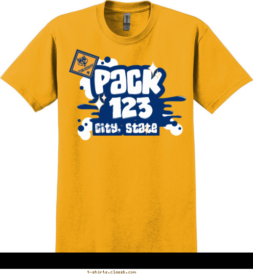 123 123 City, State City, State T-shirt Design SP3606