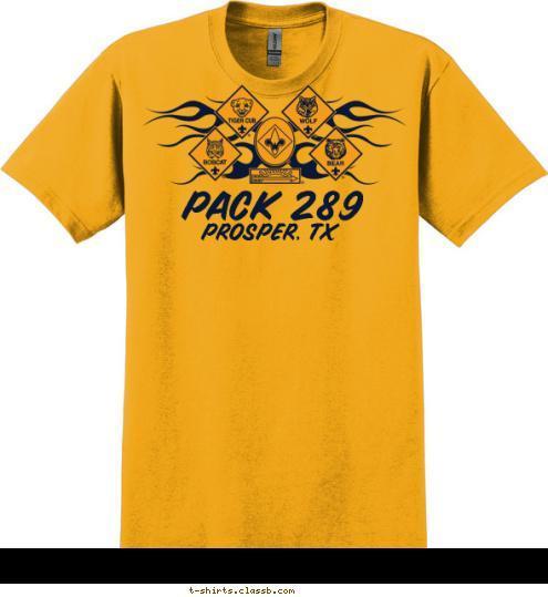 PACK 289 PROSPER, TX T-shirt Design 