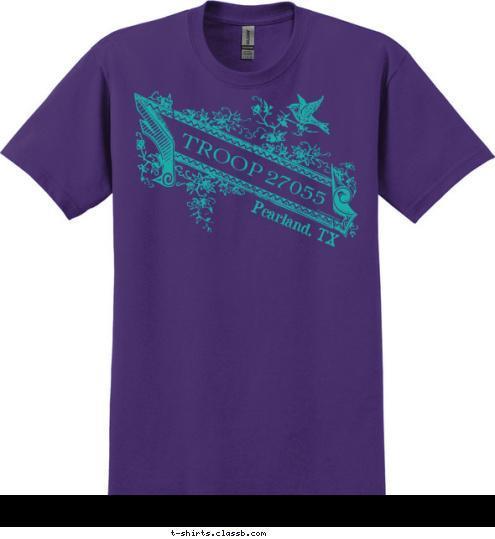 TROOP 27055 Pearland, TX T-shirt Design 