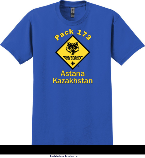 New Text Pack 173 Astana
Kazakhstan Pack 173 T-shirt Design 