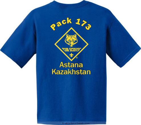 Astana
Kazakhstan Pack 173 T-shirt Design 