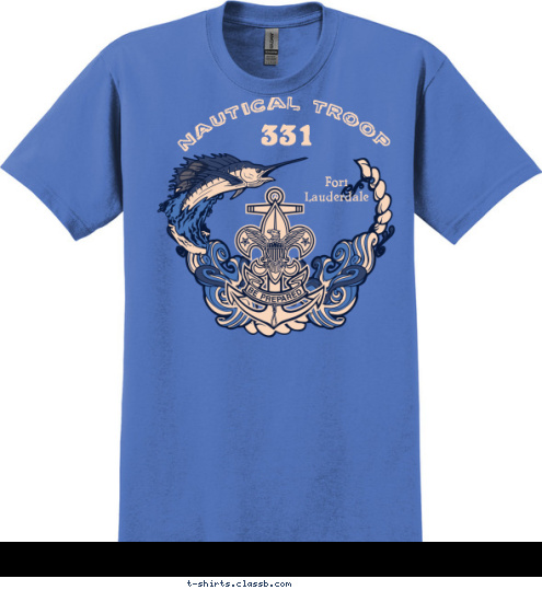 3
3
1 Port Everglades 331  Nautical Troop  Fort 
Lauderdale T-shirt Design 