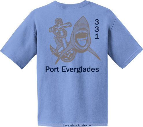 3
3
1 Port Everglades 331  Nautical Troop  Fort 
Lauderdale T-shirt Design 