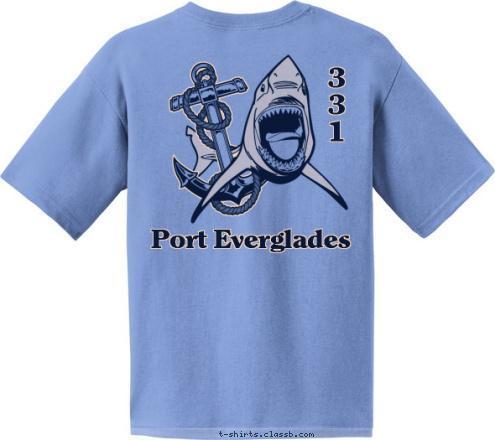 3
3
1 Port Everglades 331  Nautical Troop  Fort 
Lauderdale T-shirt Design 