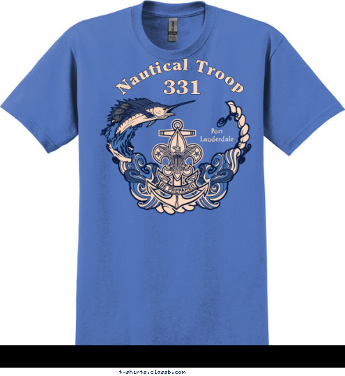 3
3
1 Port Everglades 331  Nautical Troop  Fort 
Lauderdale T-shirt Design 